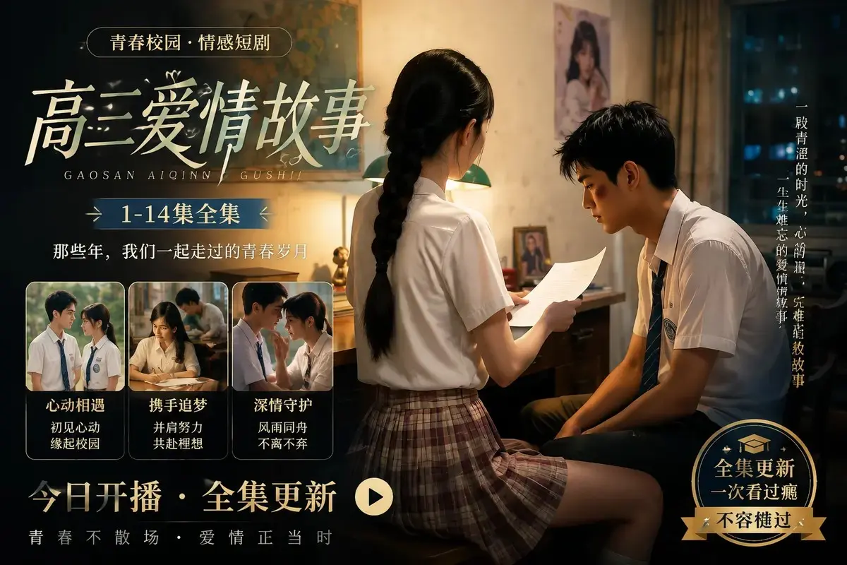 《高三爱情故事》黄果魔改AI短剧全集高清未删减在线观看 - 蓝光修复中字版百度网盘阿里云盘资源直链 - 免费观看全程高能无尿点